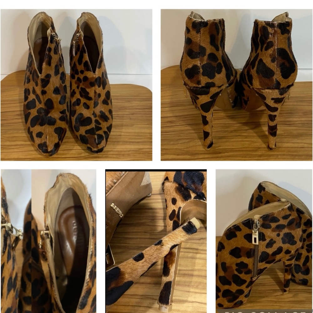 ! Schulz Sexy Leopard 🐆 5’ heel Boots-Size 8 - Picture 11 of 16